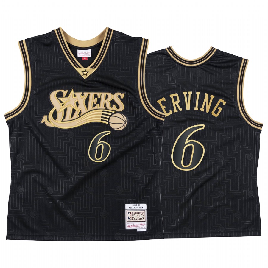 Philadelphia 76ers Julius Erving 2020 CNY Black Throwback Jersey