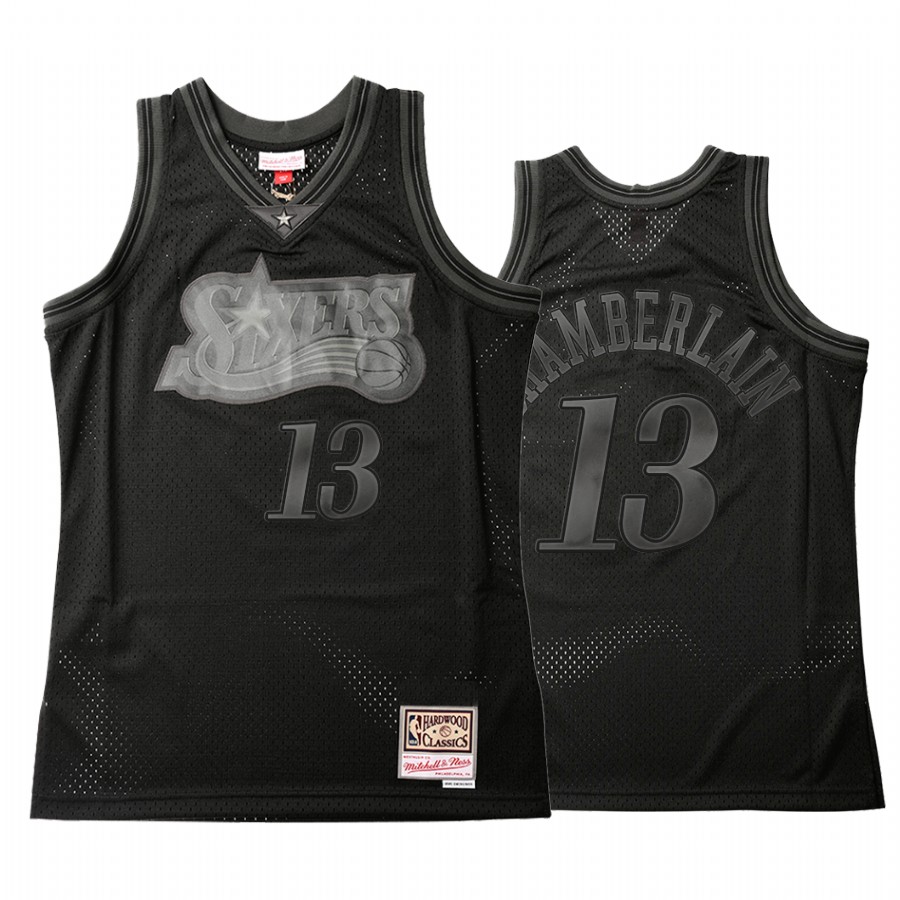 Philadelphia 76ers Wilt Chamberlain #13 Throwback Tonal Jersey Men's