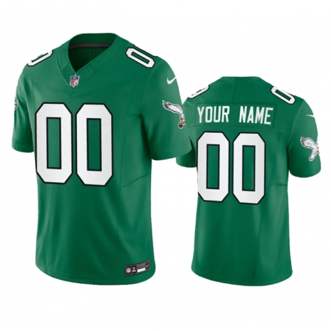 Philadelphia Eagles Active Player Custom Green 2023 F.U.S.E. Vapor Untouchable Stitched Football Jersey