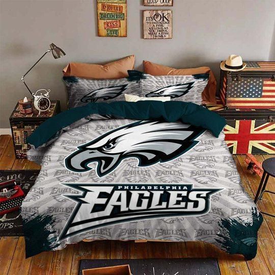 Philadelphia Eagles Bedding Set Duvet Cover X Amp Pillow Cases