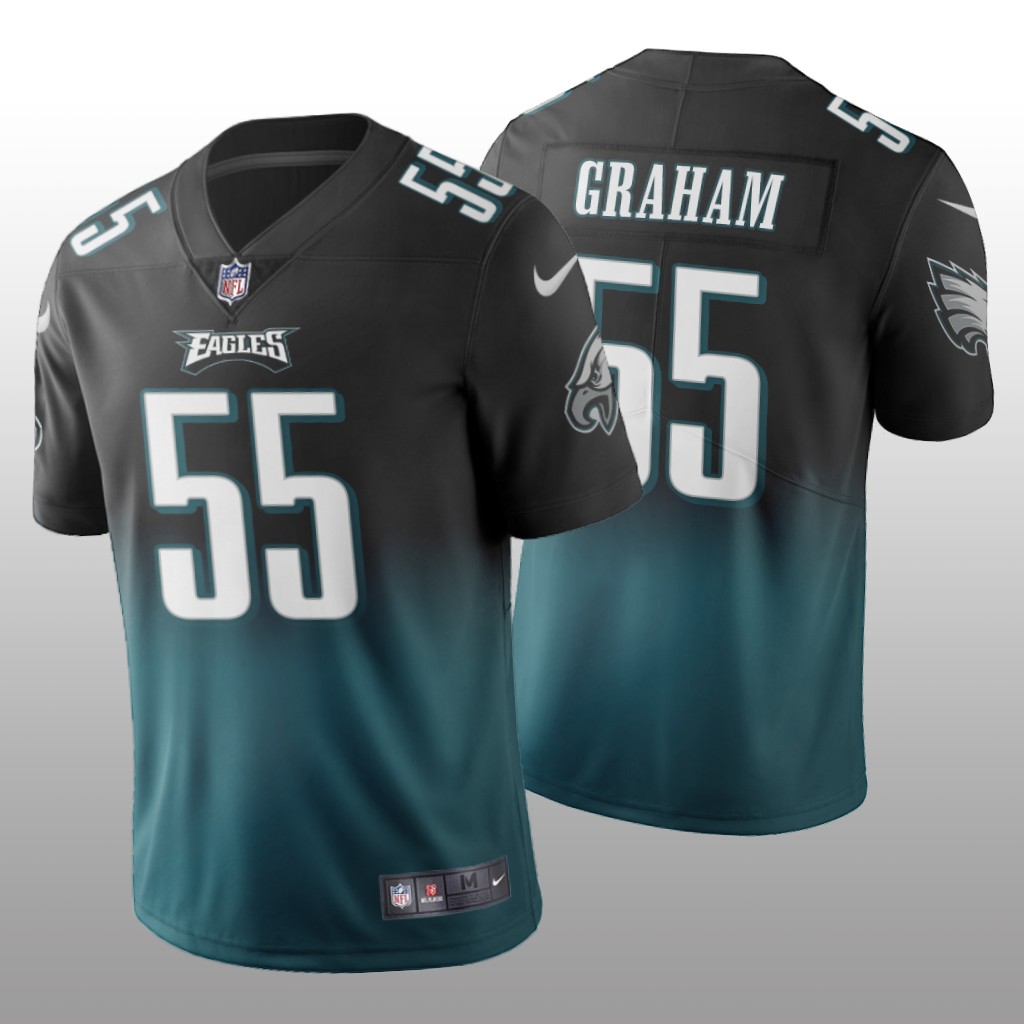 Philadelphia Eagles Brandon Graham Midnight Green Gradient Jersey Color Crash - Men's