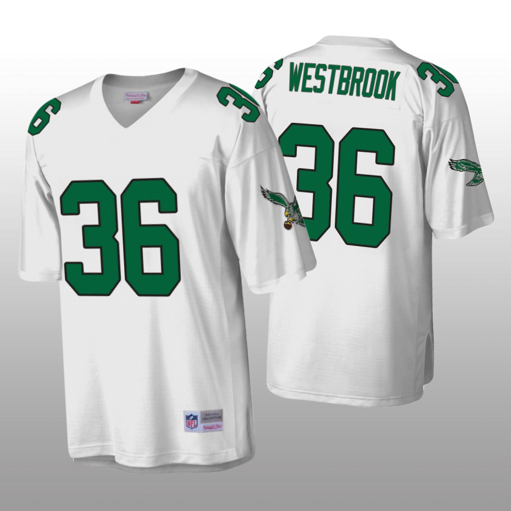 Philadelphia Eagles Brian Westbrook White Legacy Throwback - Men's