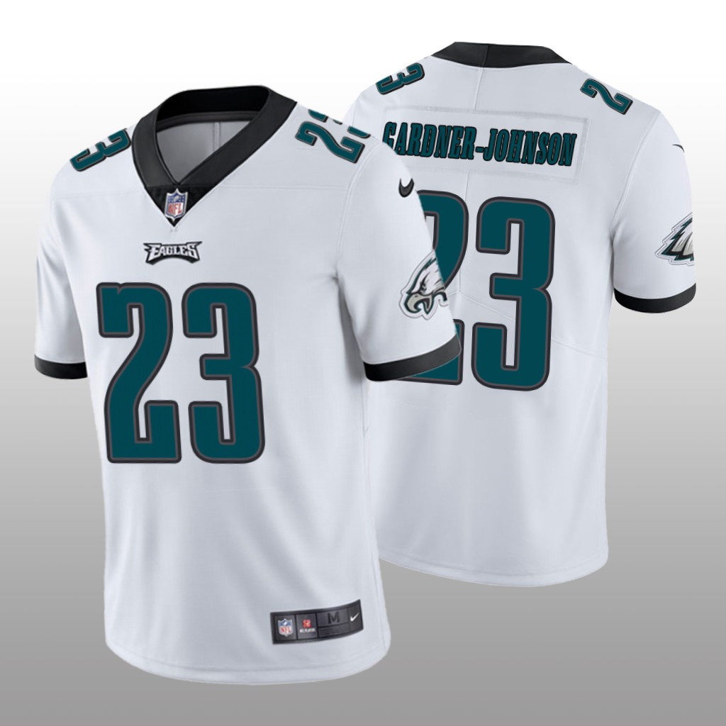 Philadelphia Eagles C.J. Gardner-Johnson White Jersey Vapor Limited - Men's