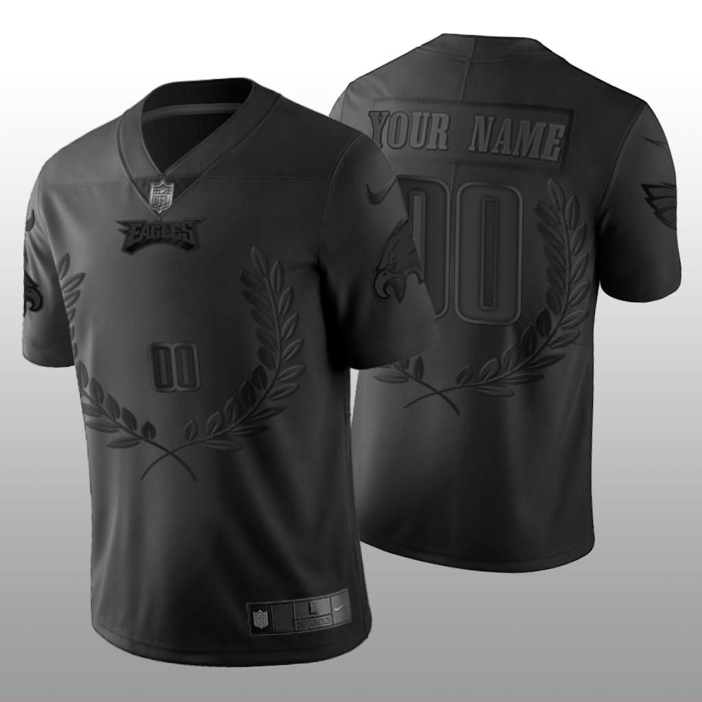 Philadelphia Eagles Custom Black Jersey 2020 Vapor Limited