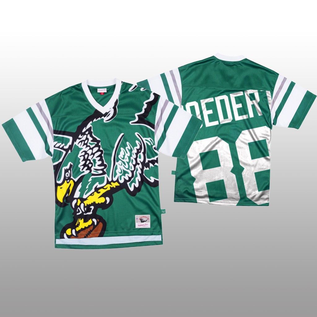 Philadelphia Eagles Dallas Goedert Mitchell & Ness Green Jersey Big Face - Men's