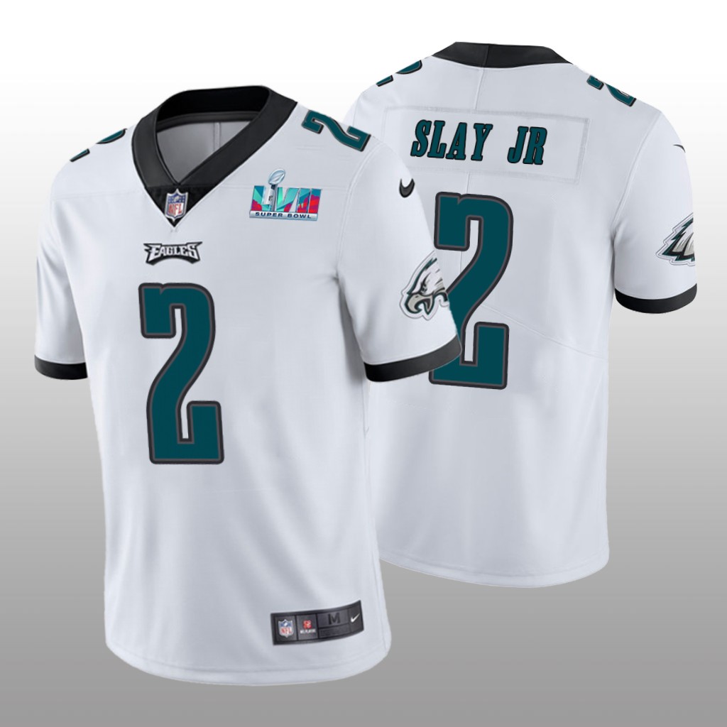 Philadelphia Eagles Darius Slay Jr White Vapor Limited Jersey Super Bowl LVII - Men's