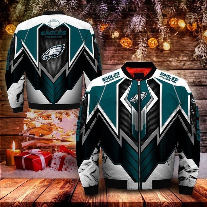 Philadelphia Eagles For Eagles Fan Bomber Unisex 3D Zip up Jacket