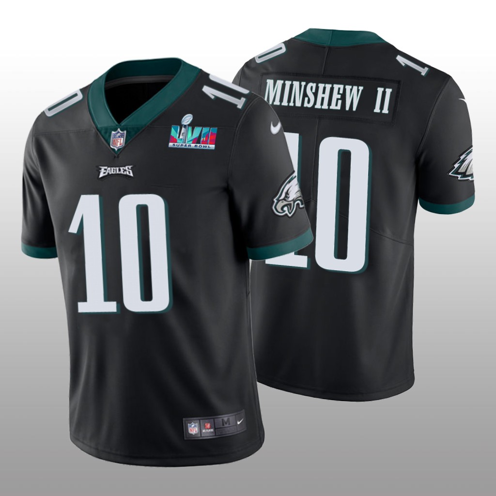 Philadelphia Eagles Gardner Minshew II Black Vapor Limited Jersey Super Bowl LVII - Men's