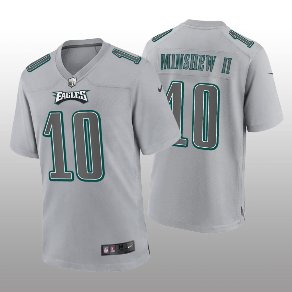 Philadelphia Eagles Gardner Minshew II Gray Jersey Atmosphere Fashion Game - Men's