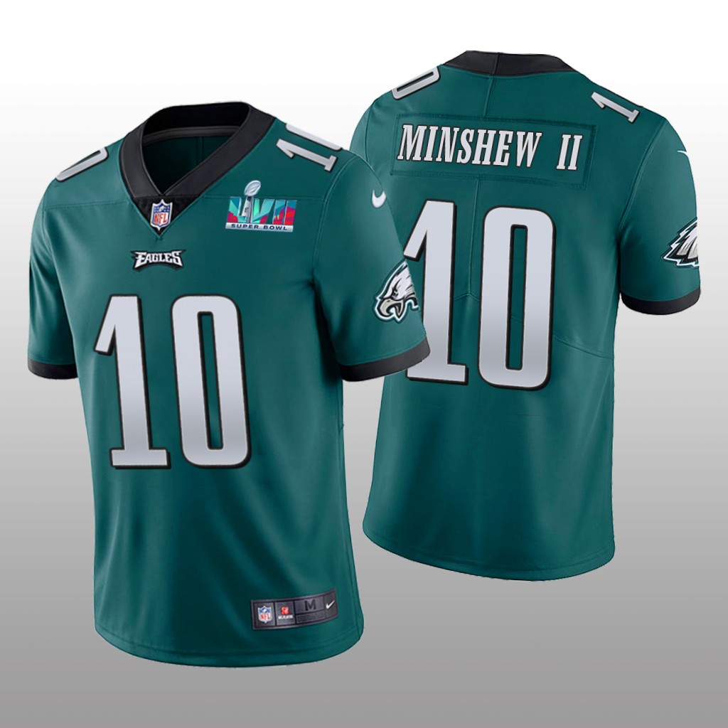 Philadelphia Eagles Gardner Minshew II Green Vapor Limited Jersey Super Bowl LVII - Men's