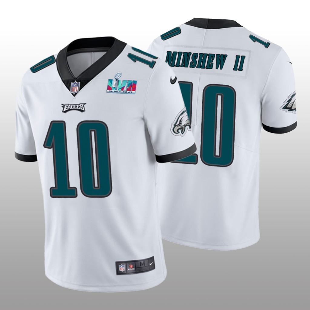 Philadelphia Eagles Gardner Minshew II White Vapor Limited Jersey Super Bowl LVII - Men's