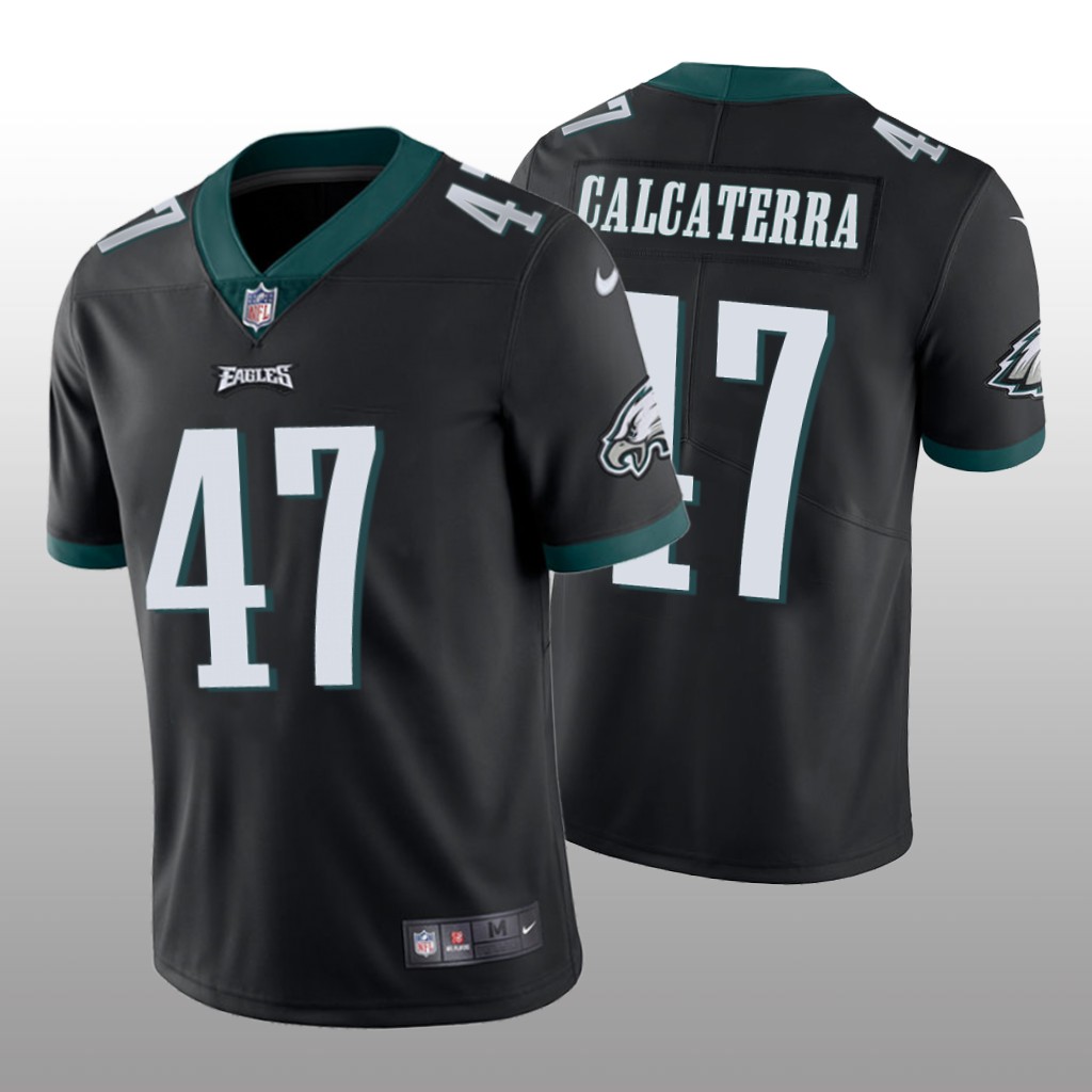 Philadelphia Eagles Grant Calcaterra Black Jersey Vapor Limited Vapor Limited – Men’s
