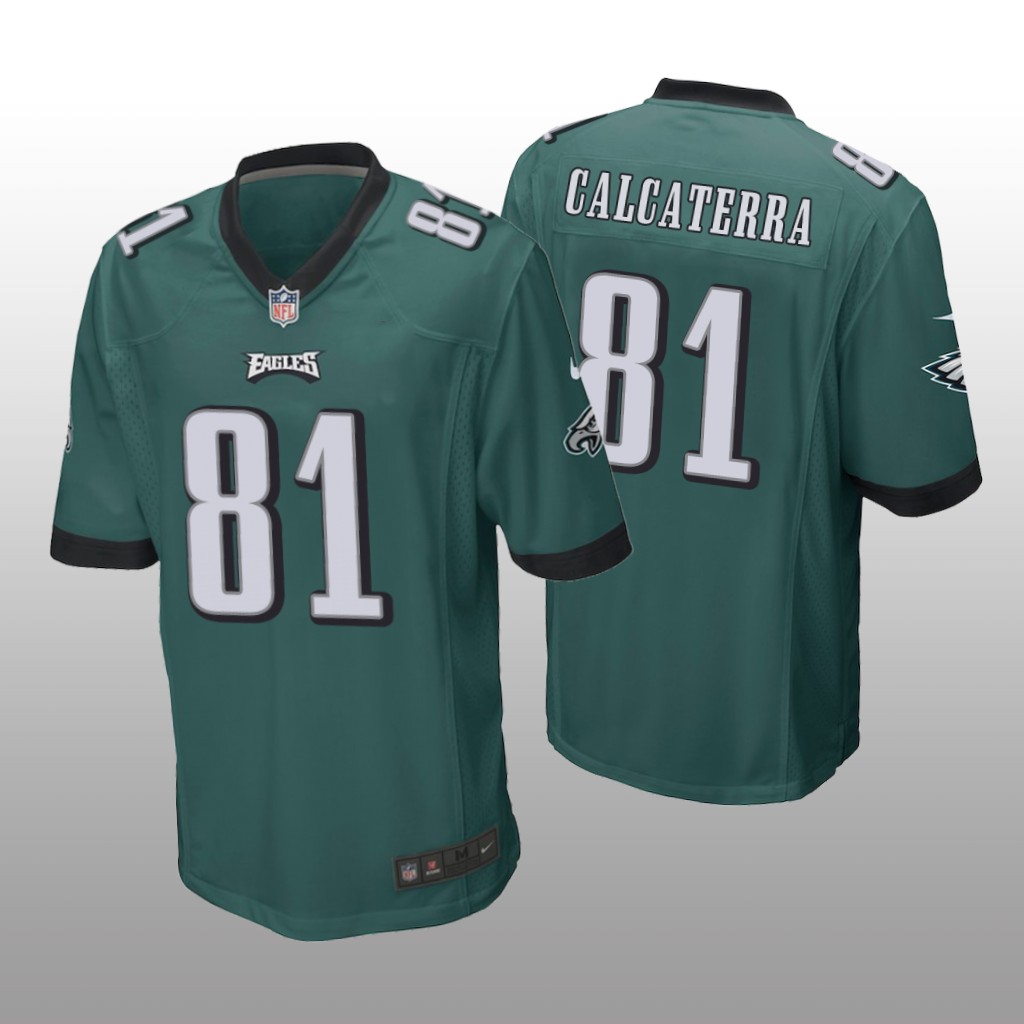 Philadelphia Eagles Grant Calcaterra Green Jersey Game - Men's