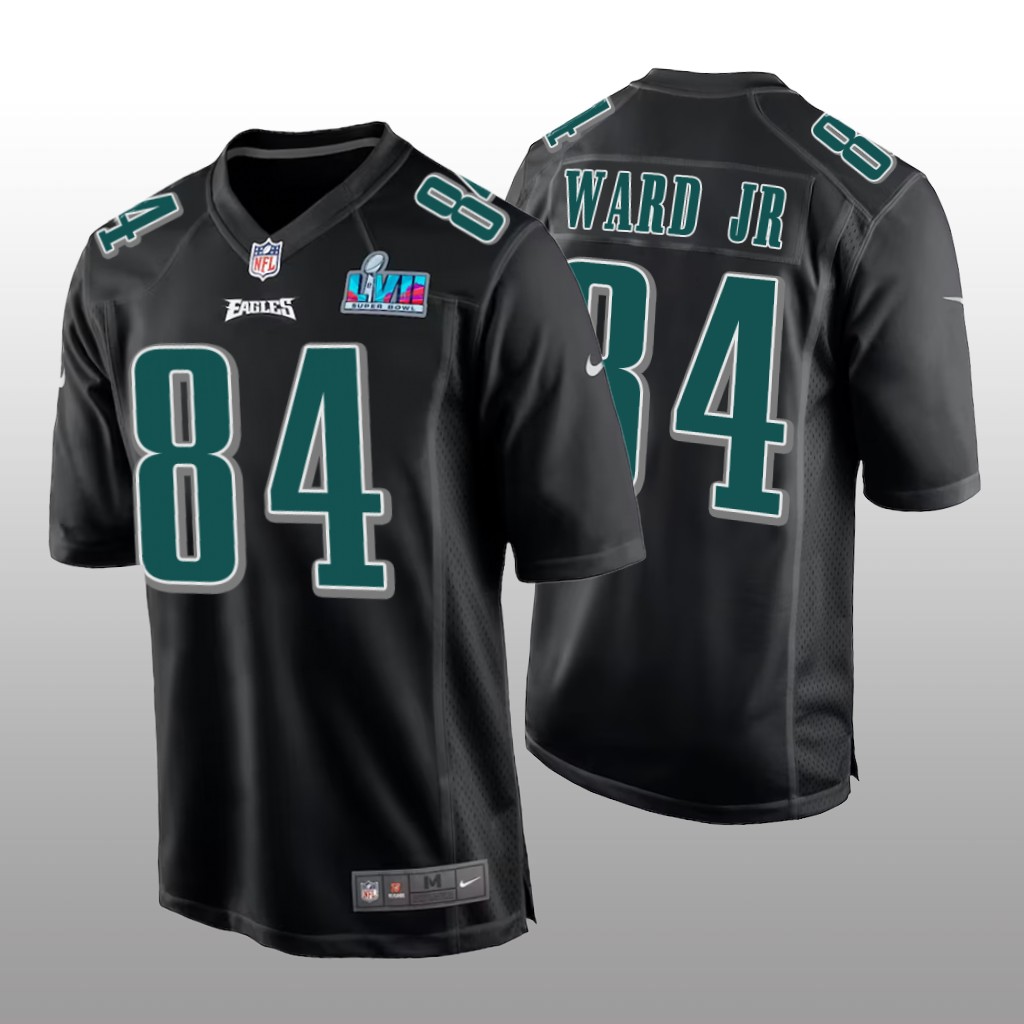 Philadelphia Eagles Greg Ward Jr. Black Fashion Game Jersey Super Bowl LVII - Men's