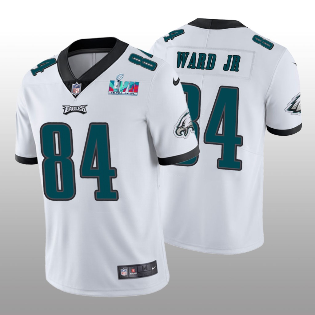 Philadelphia Eagles Greg Ward Jr. White Vapor Limited Jersey Super Bowl LVII - Men's