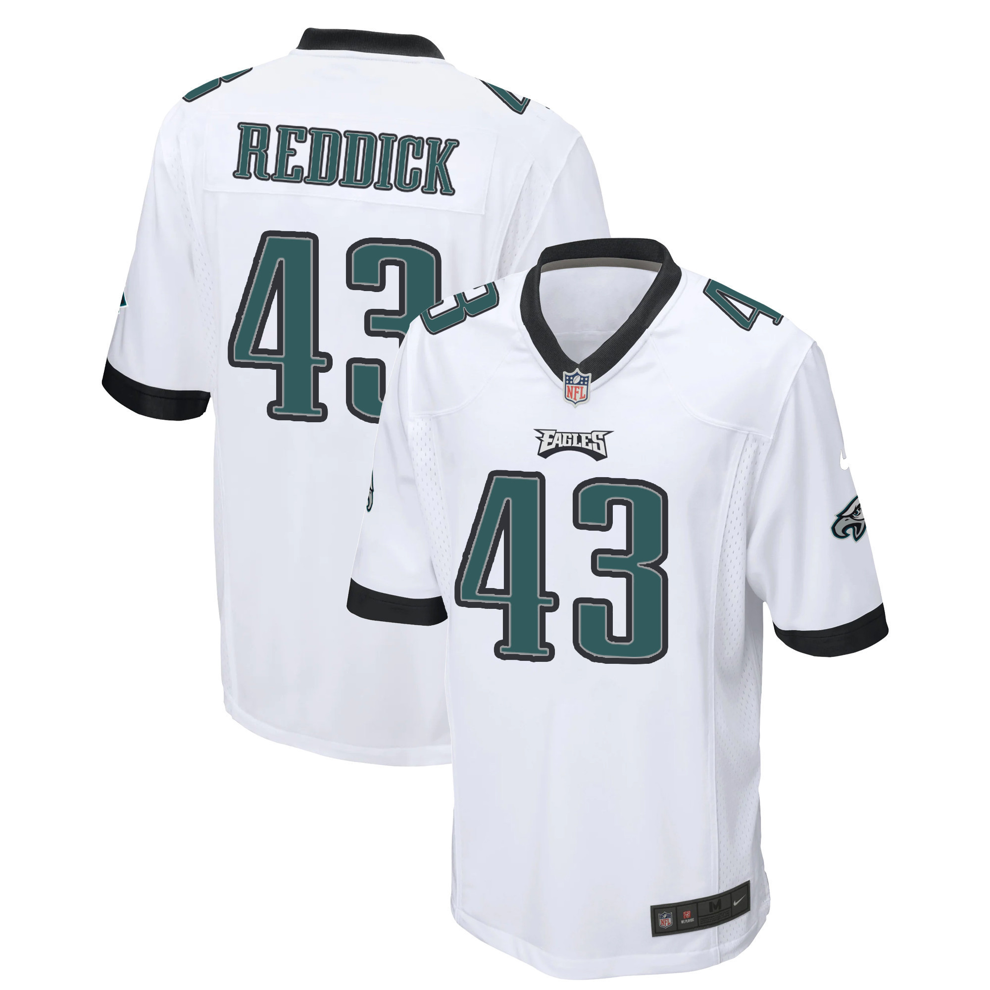 Philadelphia Eagles Haason Reddick 43 Game Stitched Jersey – White Stitched Jersey