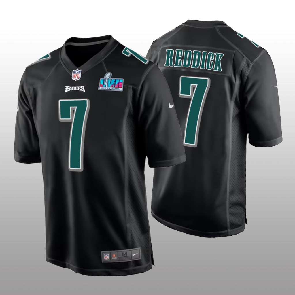 Philadelphia Eagles Haason Reddick Black Fashion Game Jersey Super Bowl LVII - Men's