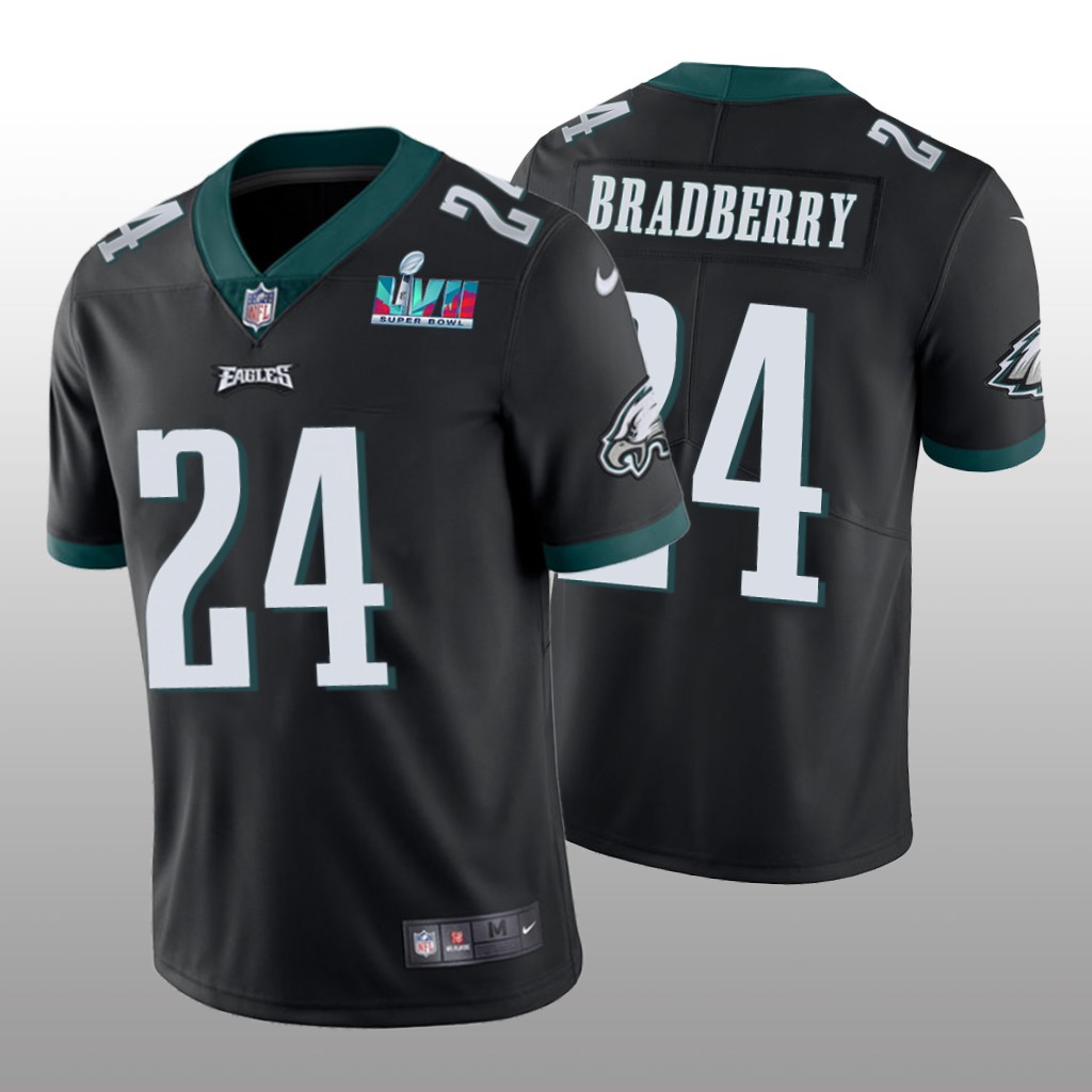 Philadelphia Eagles James Bradberry Black Vapor Limited Jersey Super Bowl LVII - Men's