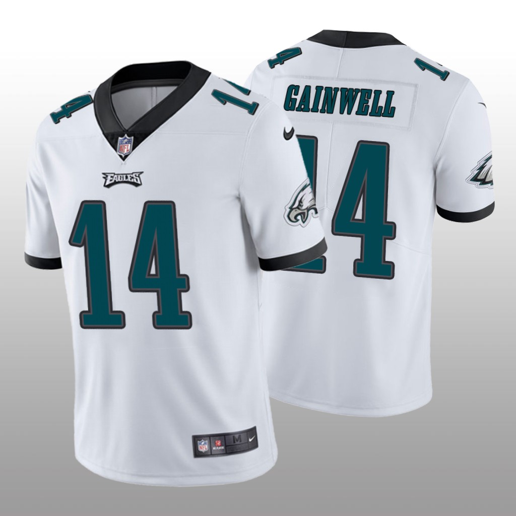 Philadelphia Eagles Kenneth Gainwell White Jersey Vapor Limited - Men's
