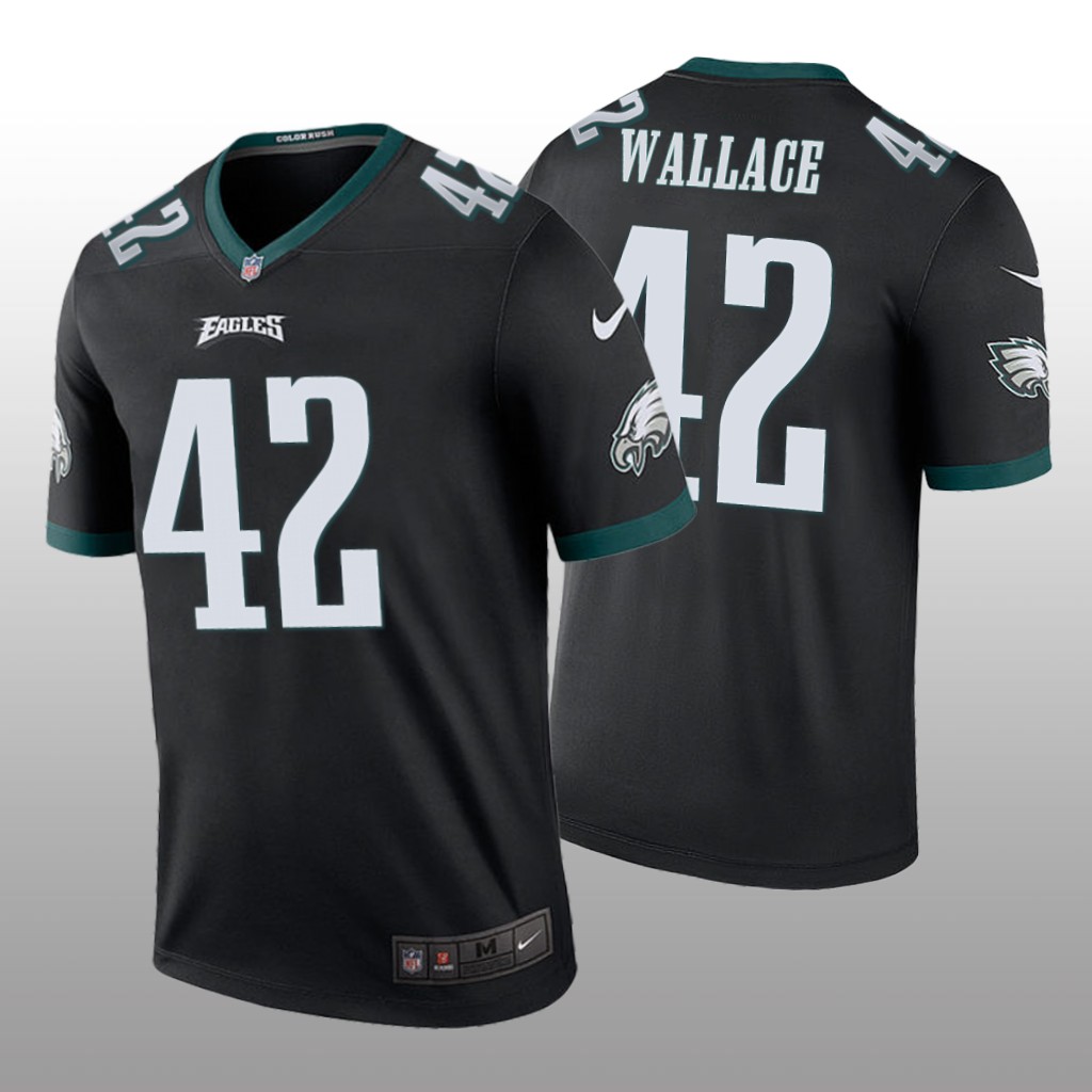 Philadelphia Eagles K'Von Wallace Black Jersey Legend - Men's
