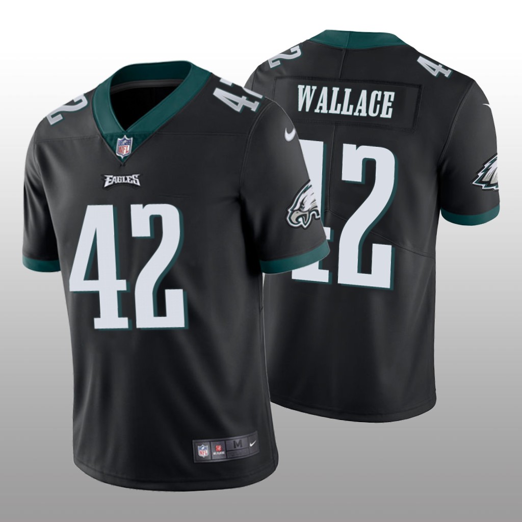 Philadelphia Eagles K'Von Wallace Black Jersey Vapor Limited - Men's