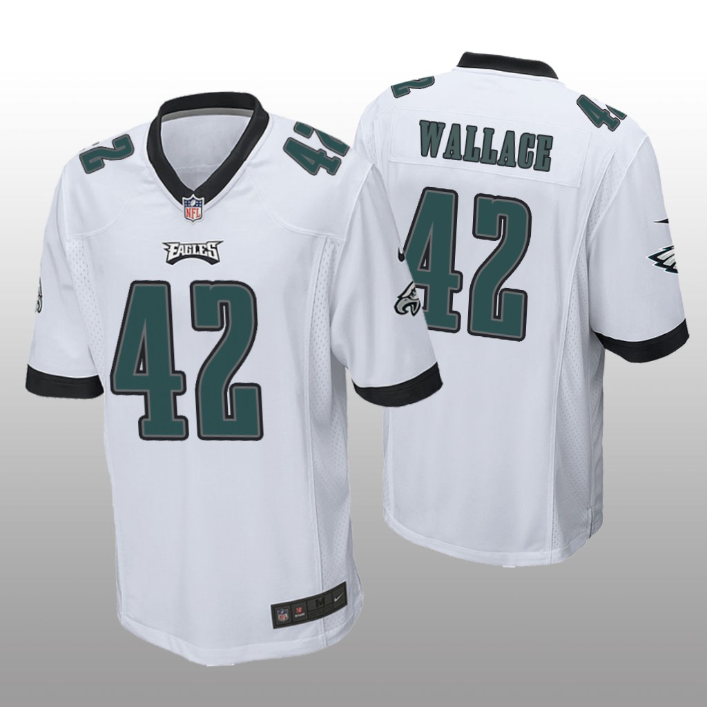 Philadelphia Eagles K'Von Wallace White Jersey Game - Men's