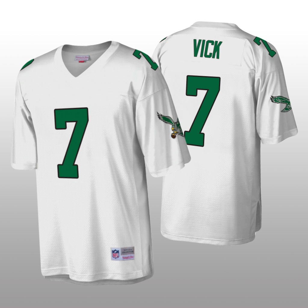 Philadelphia Eagles Michael Vick White Legacy Throwback - Men's