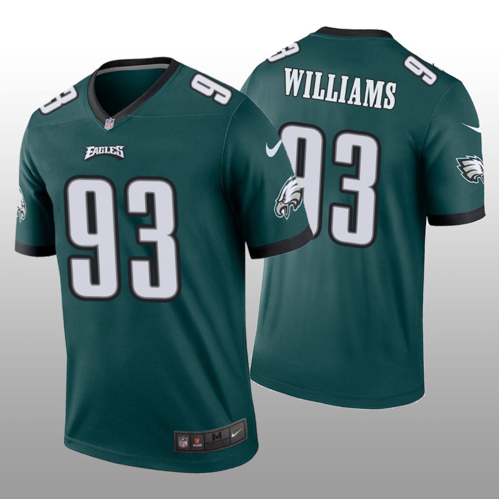 Philadelphia Eagles Milton Williams Green Jersey Legend - Men's