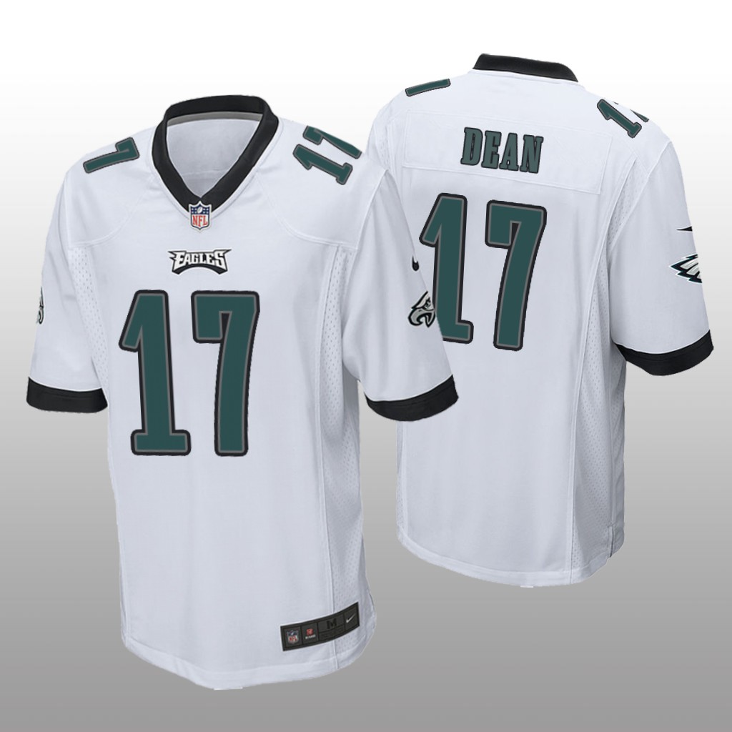 Philadelphia Eagles Nakobe Dean White Jersey Game - Men's