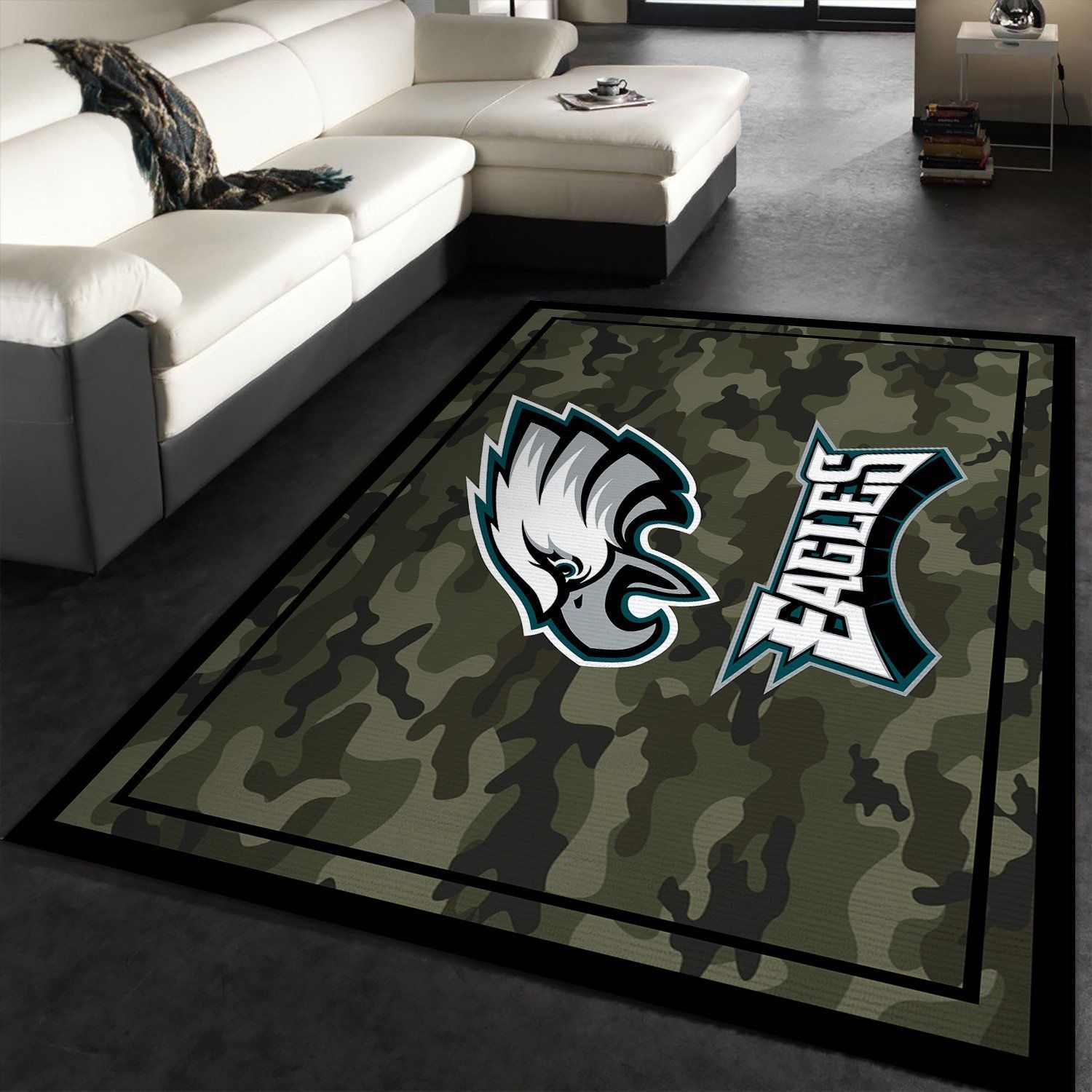 Philadelphia Eagles NFL Rectangle Rug – Custom Size And Printing