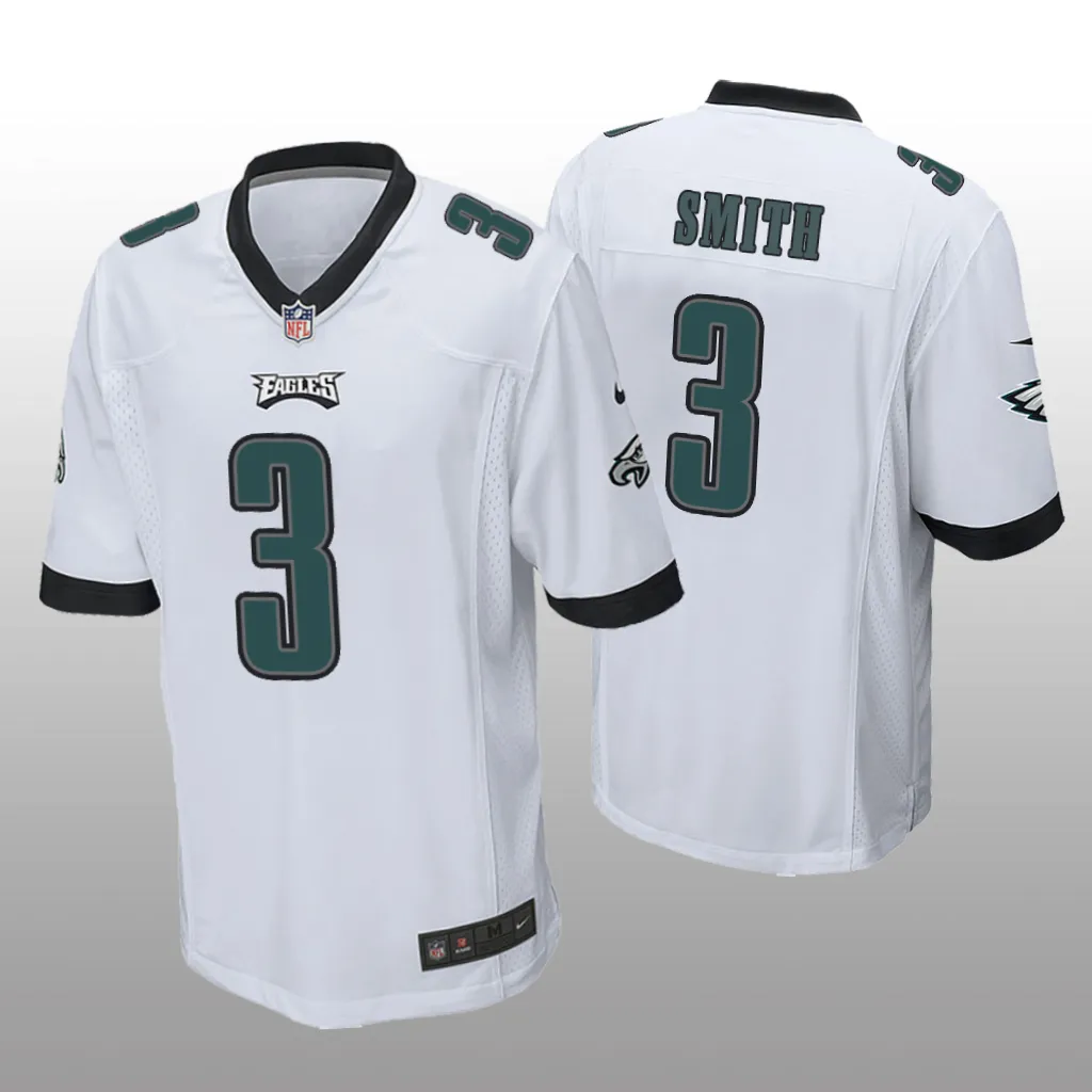 Philadelphia Eagles Nolan Smith White Jersey Game - Men's