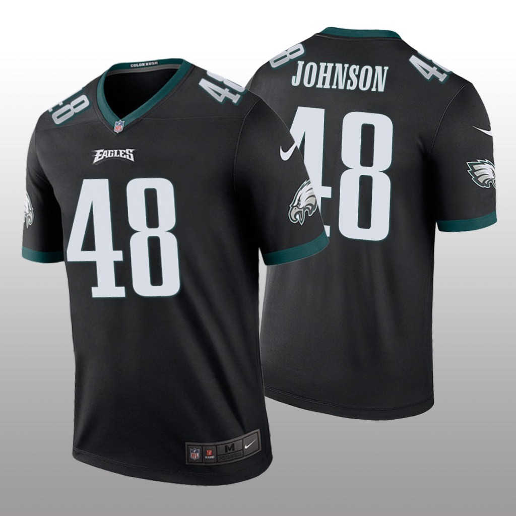 Philadelphia Eagles Patrick Johnson Black Jersey Legend - Men's