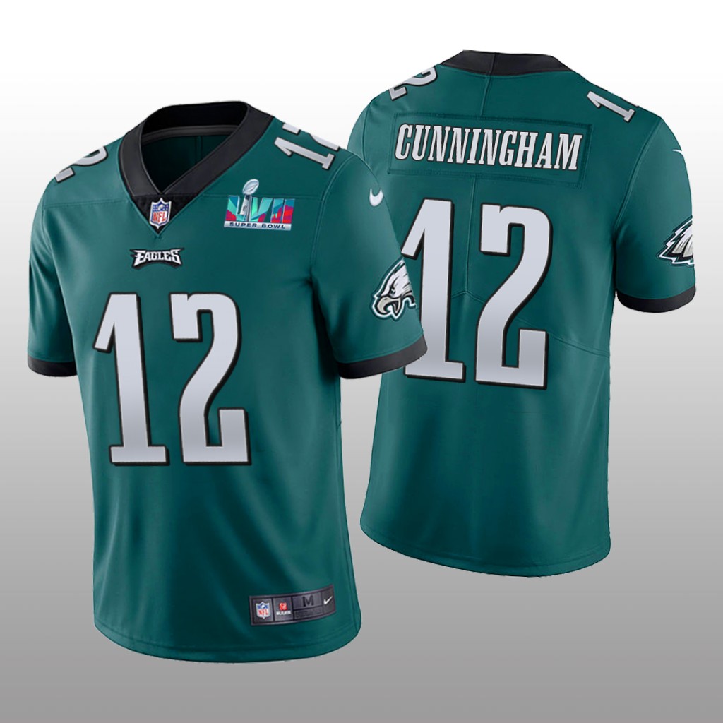 Philadelphia Eagles Randall Cunningham Green Vapor Limited Jersey Super Bowl LVII - Men's