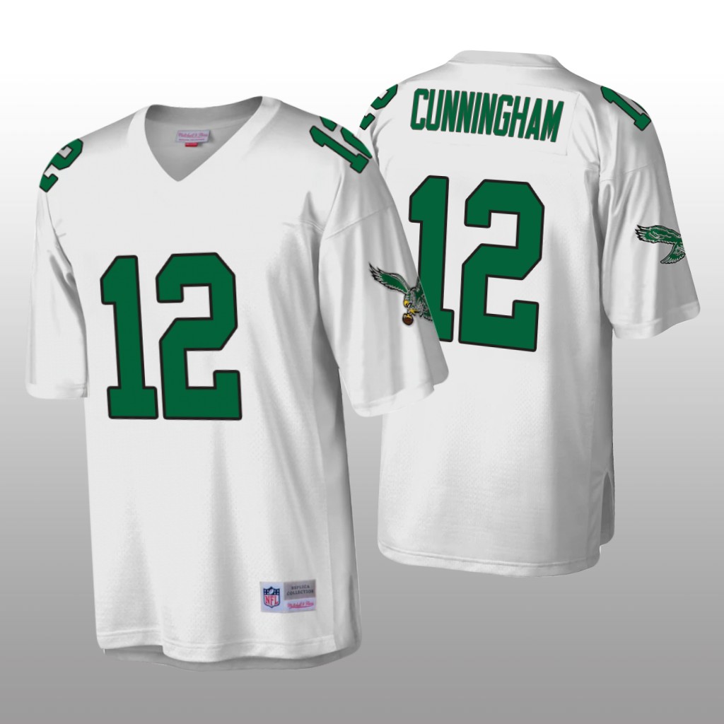 Philadelphia Eagles Randall Cunningham White Legacy Throwback - Men's