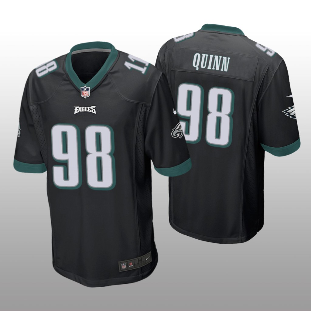 Philadelphia Eagles Robert Quinn Black Jersey Game - Men's