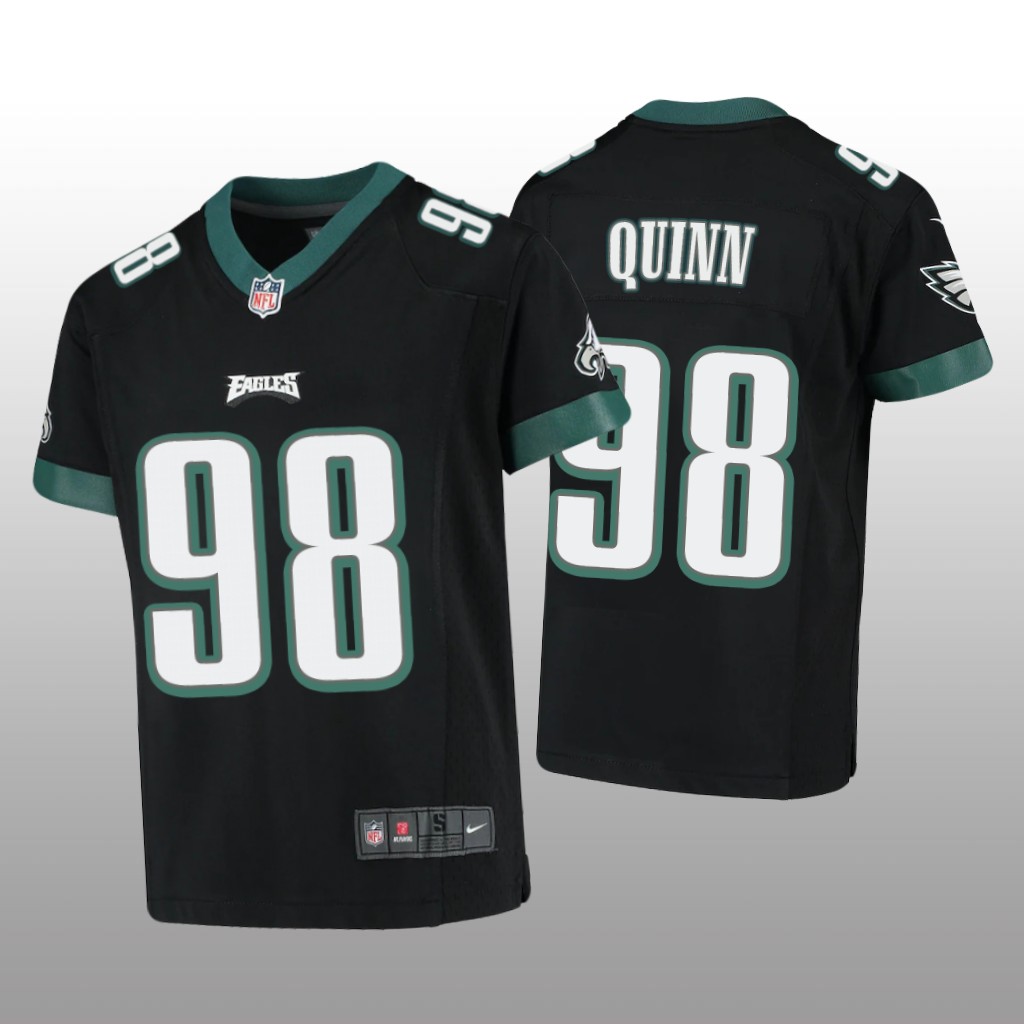 Philadelphia Eagles Robert Quinn Black Jersey Game – Youth