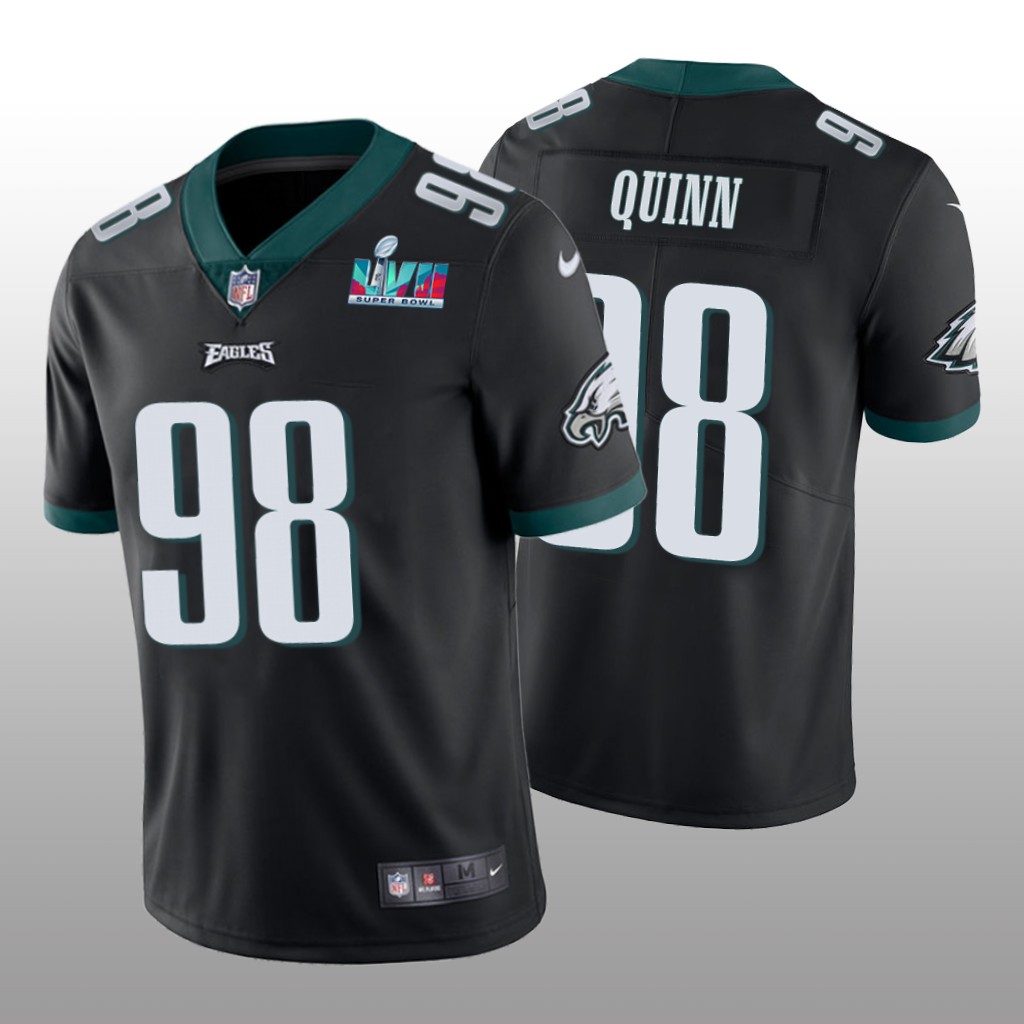 Philadelphia Eagles Robert Quinn Black Vapor Limited Jersey Super Bowl LVII - Men's