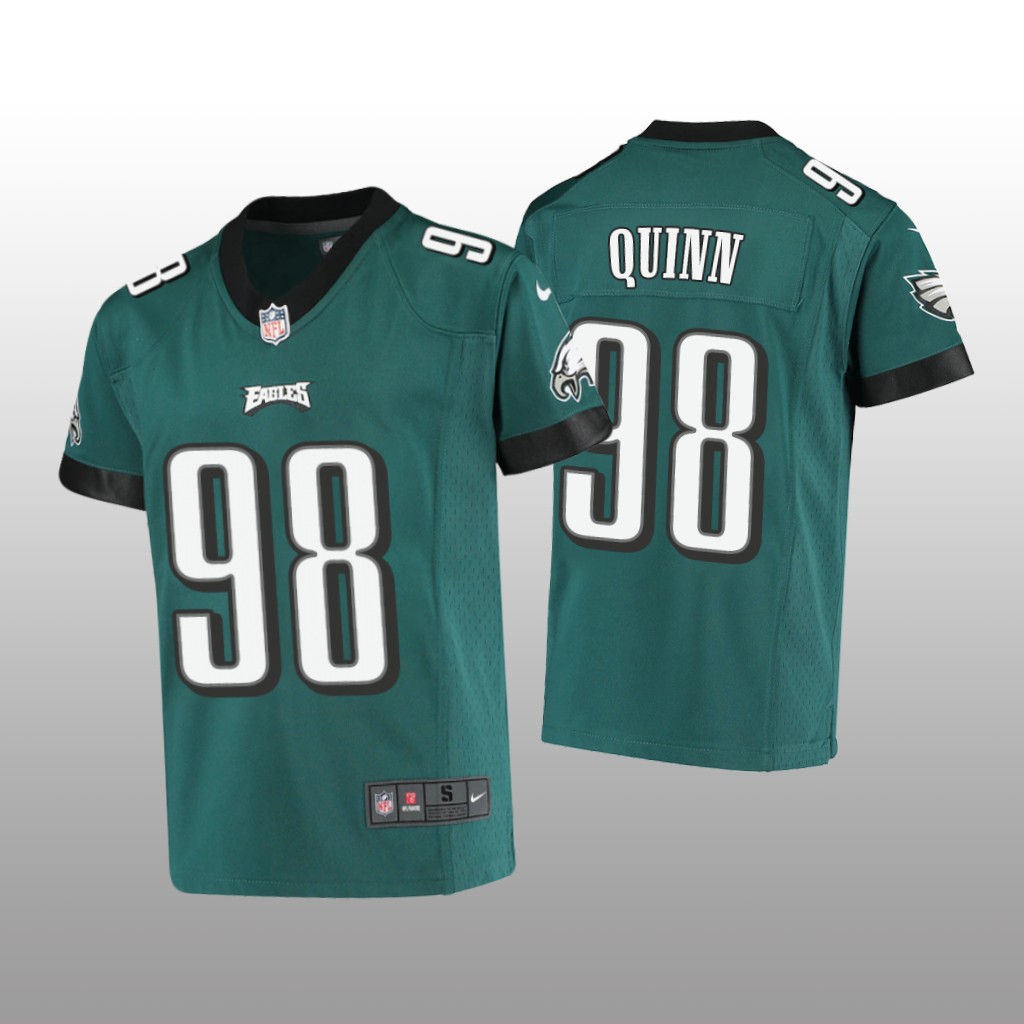 Philadelphia Eagles Robert Quinn Midnight Green Jersey Game - Youth