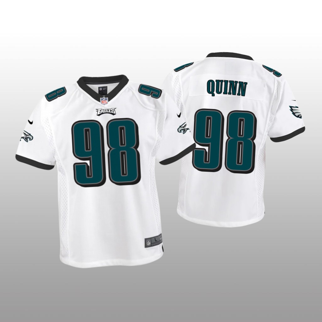 Philadelphia Eagles Robert Quinn White Jersey Game - Youth