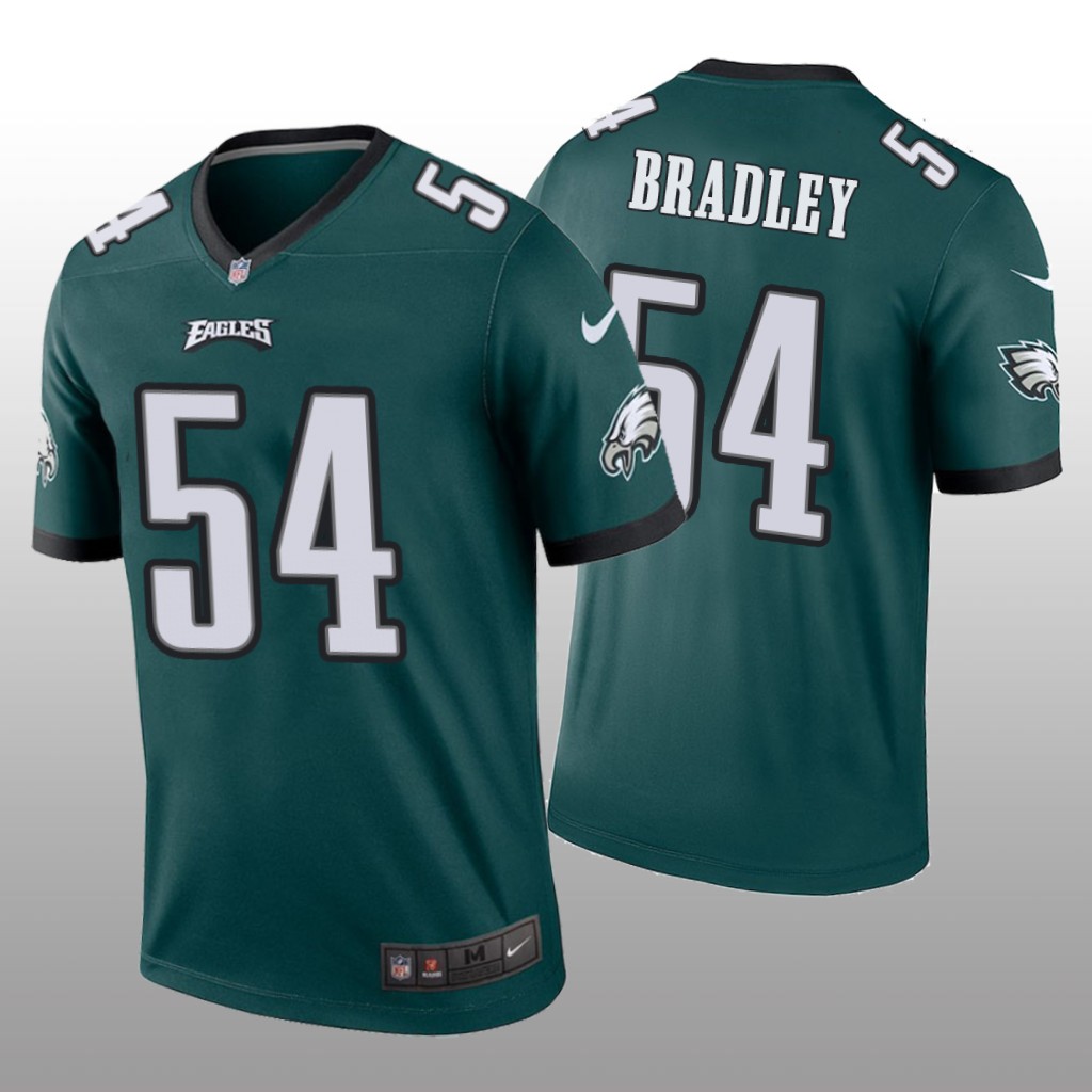 Philadelphia Eagles Shaun Bradley Green Jersey Legend - Men's