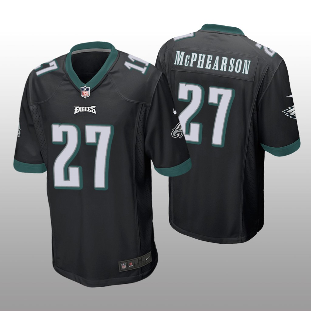 Philadelphia Eagles Zech McPhearson Black Jersey Game - Men's