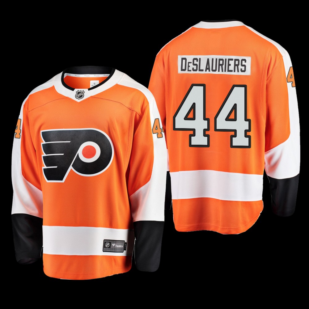 Philadelphia Flyers #44 Nicolas Deslauriers Orange Home Breakaway Player Jersey
