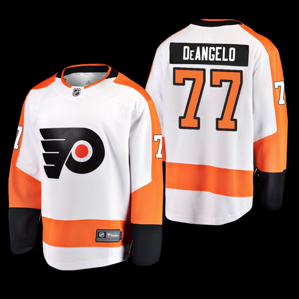 Philadelphia Flyers #77 Tony DeAngelo White Away Jersey
