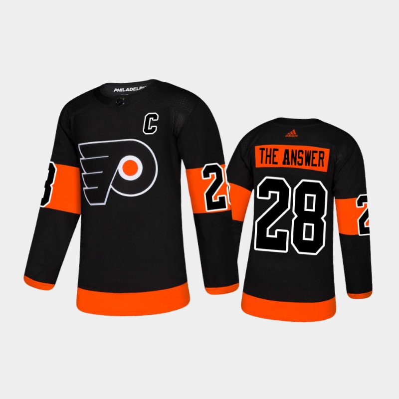 Philadelphia Flyers Claude Giroux #28 Nickname Black Alternate Ginger Jersey