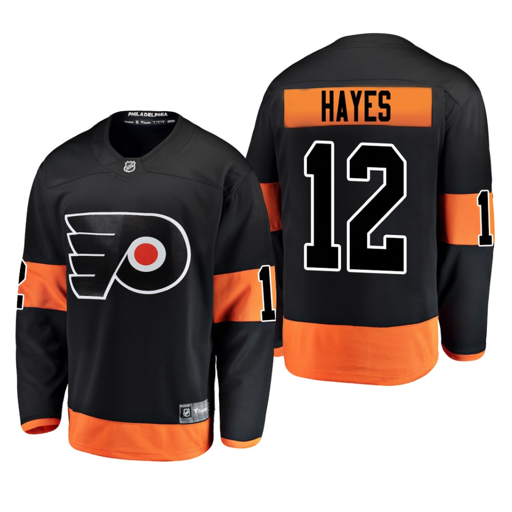 Philadelphia Flyers Kevin Hayes #12 Breakaway Player Alternate Black Jersey