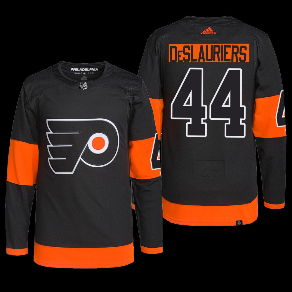 Philadelphia Flyers Nicolas Deslauriers Primegreen Jersey Black Alternate Uniform