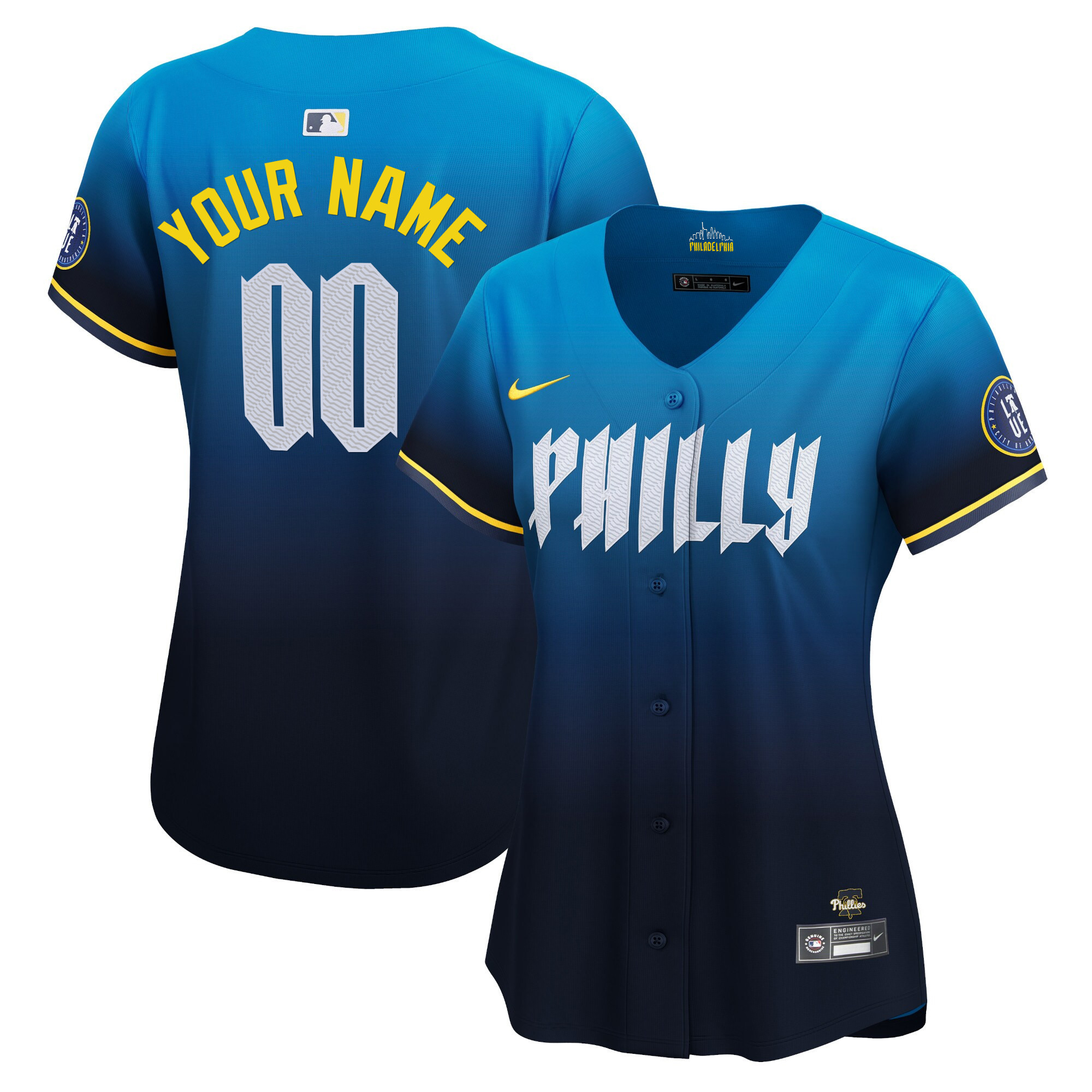 Philadelphia Phillies 2024 City Connect Vapor Premier Limited Custtom Jersey - All Stitched