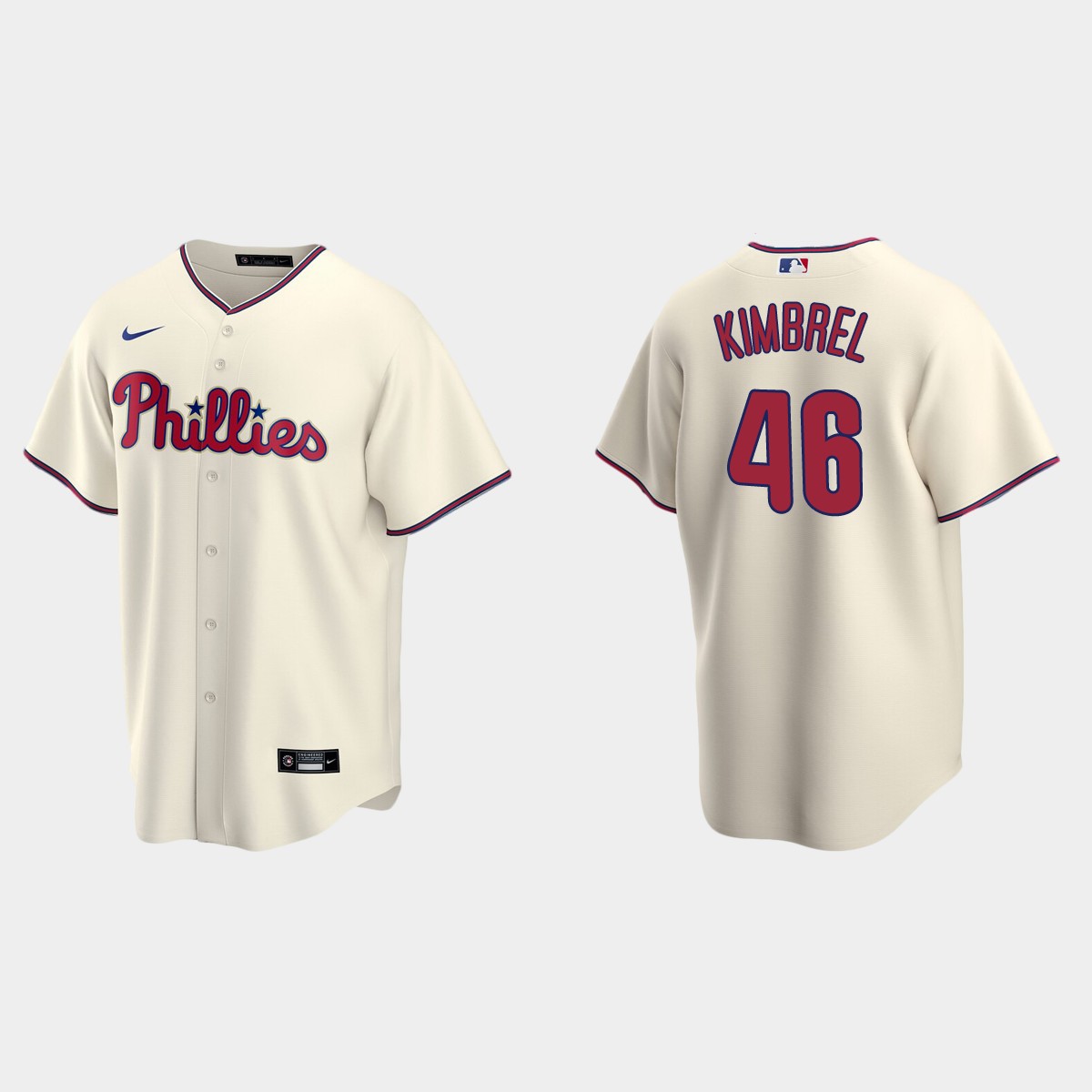 Philadelphia Phillies Craig Kimbrel Alternate Jersey - Cream