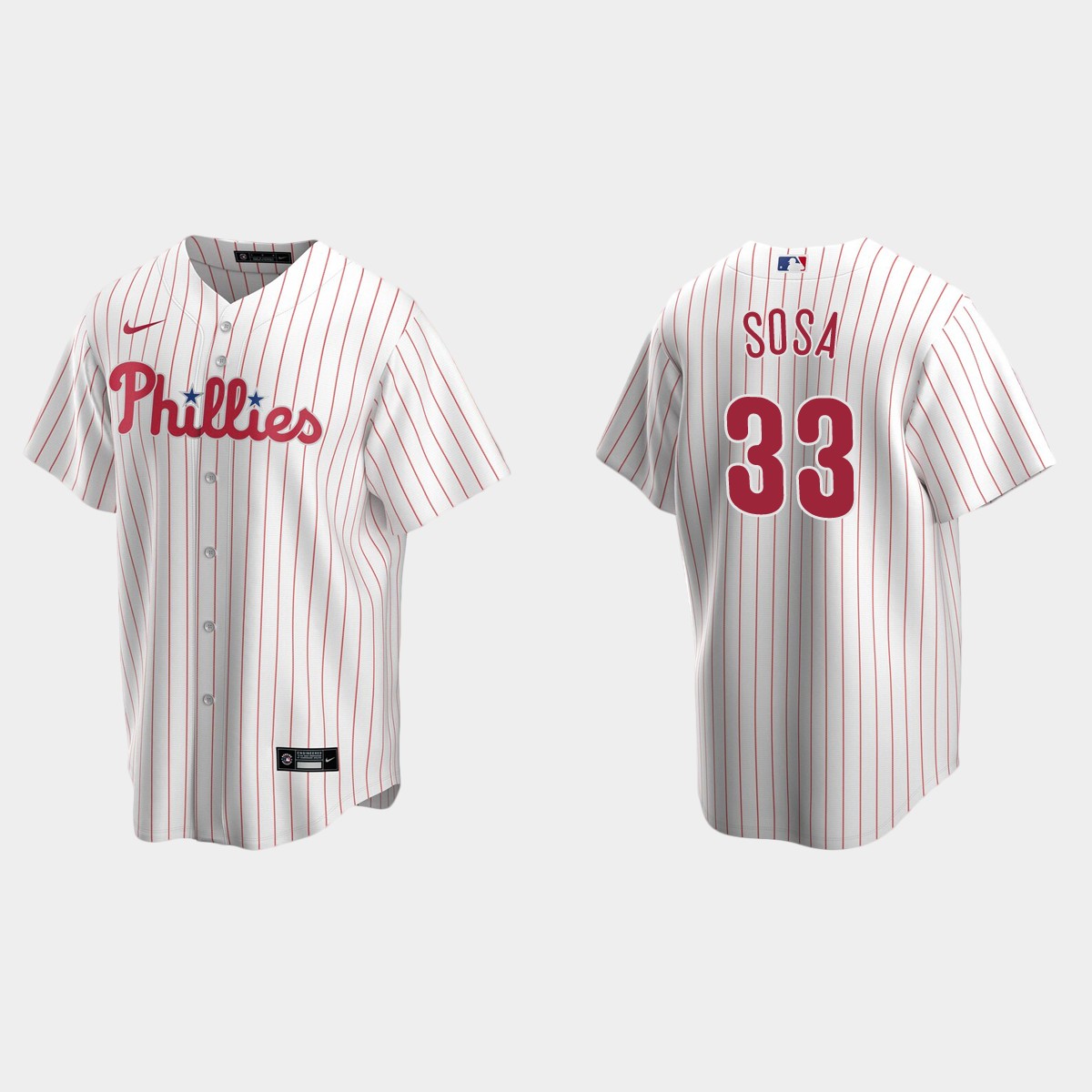 Philadelphia Phillies Edmundo Sosa Home Jersey - White