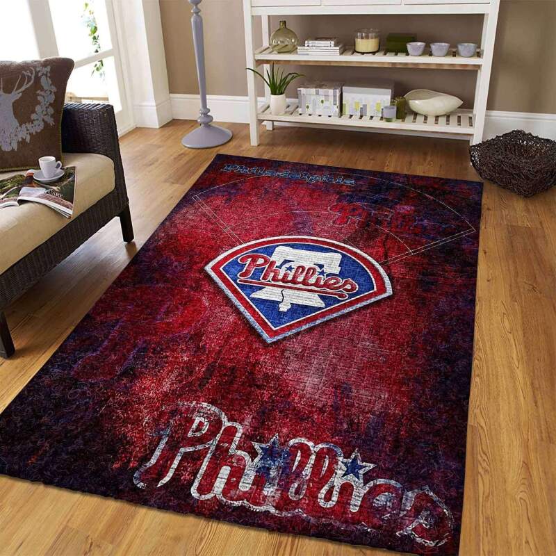 Philadelphia Phillies Living Room Area Rectangle Rug